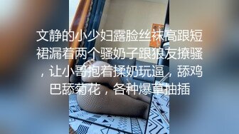 文静的小少妇露脸丝袜高跟短裙漏着两个骚奶子跟狼友撩骚，让小哥抱着揉奶玩逼，舔鸡巴舔菊花，各种爆草抽插