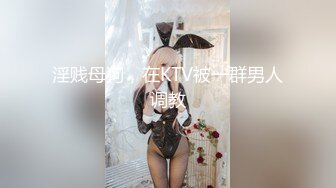 淫贱母狗，在KTV被一群男人调教